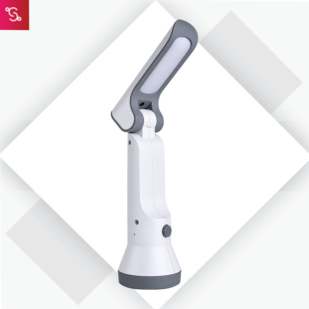 [SANM-E335] Rechargeable Torch with Folding Lamp