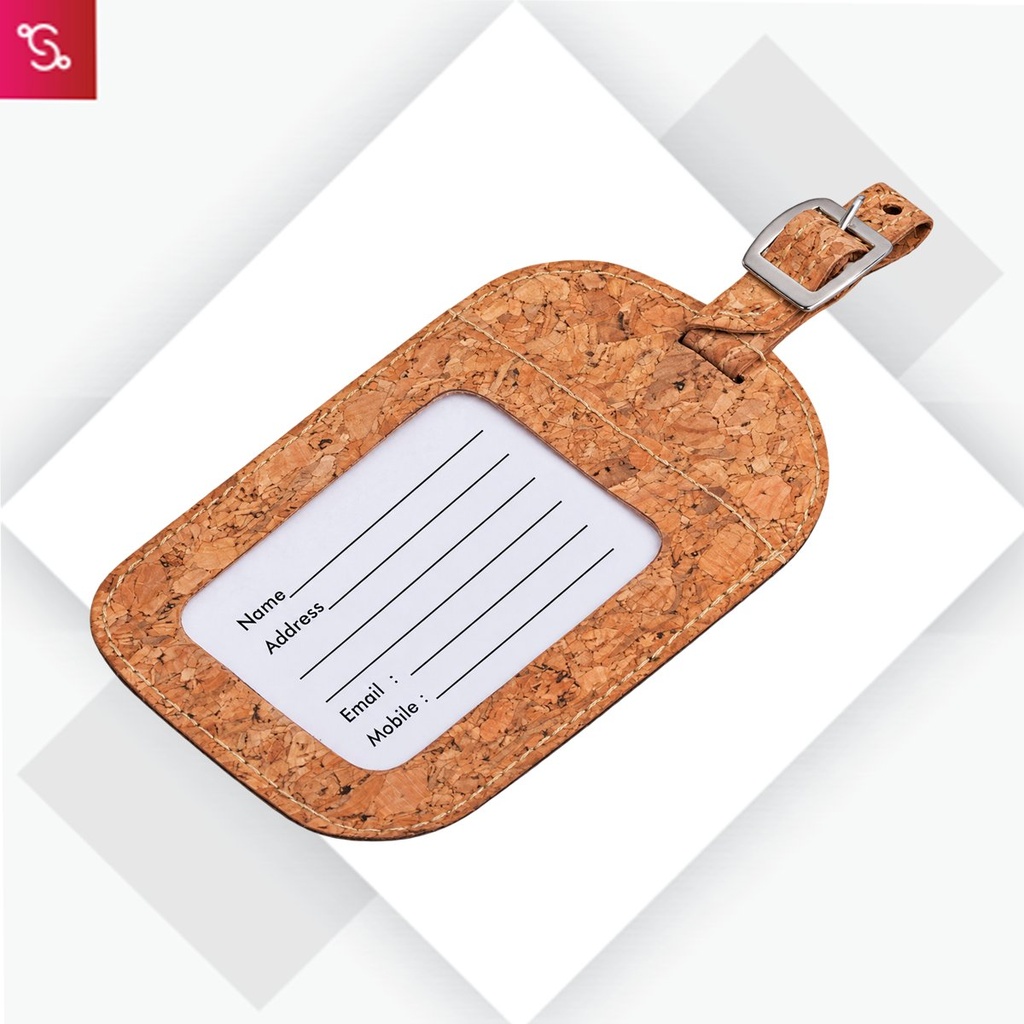 [SANM-E336] Cork Luggage tag