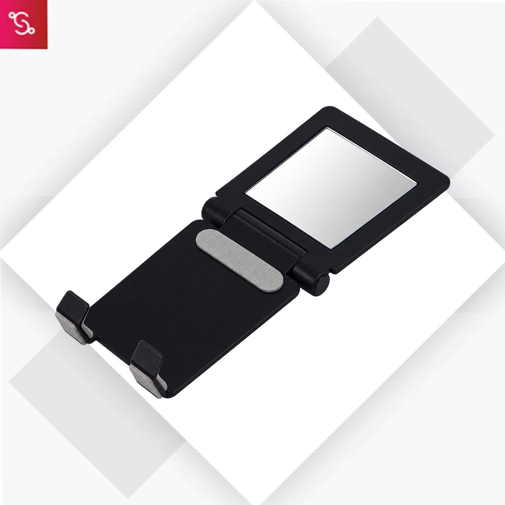 [SANM-E362] Mini metal folding mobile and tablet stand with Mirror