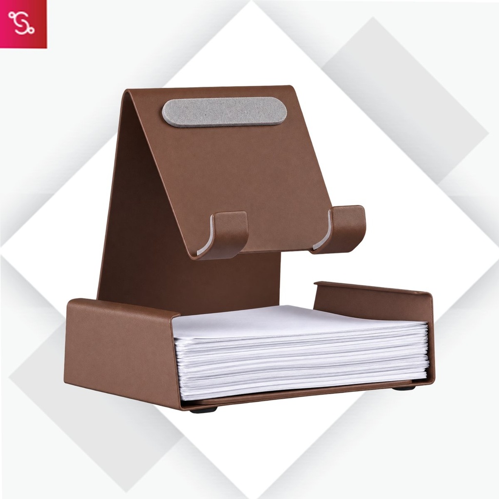 [SANM-E372] Metal Mobile Phone stand with Writing pad & Spectacle holder