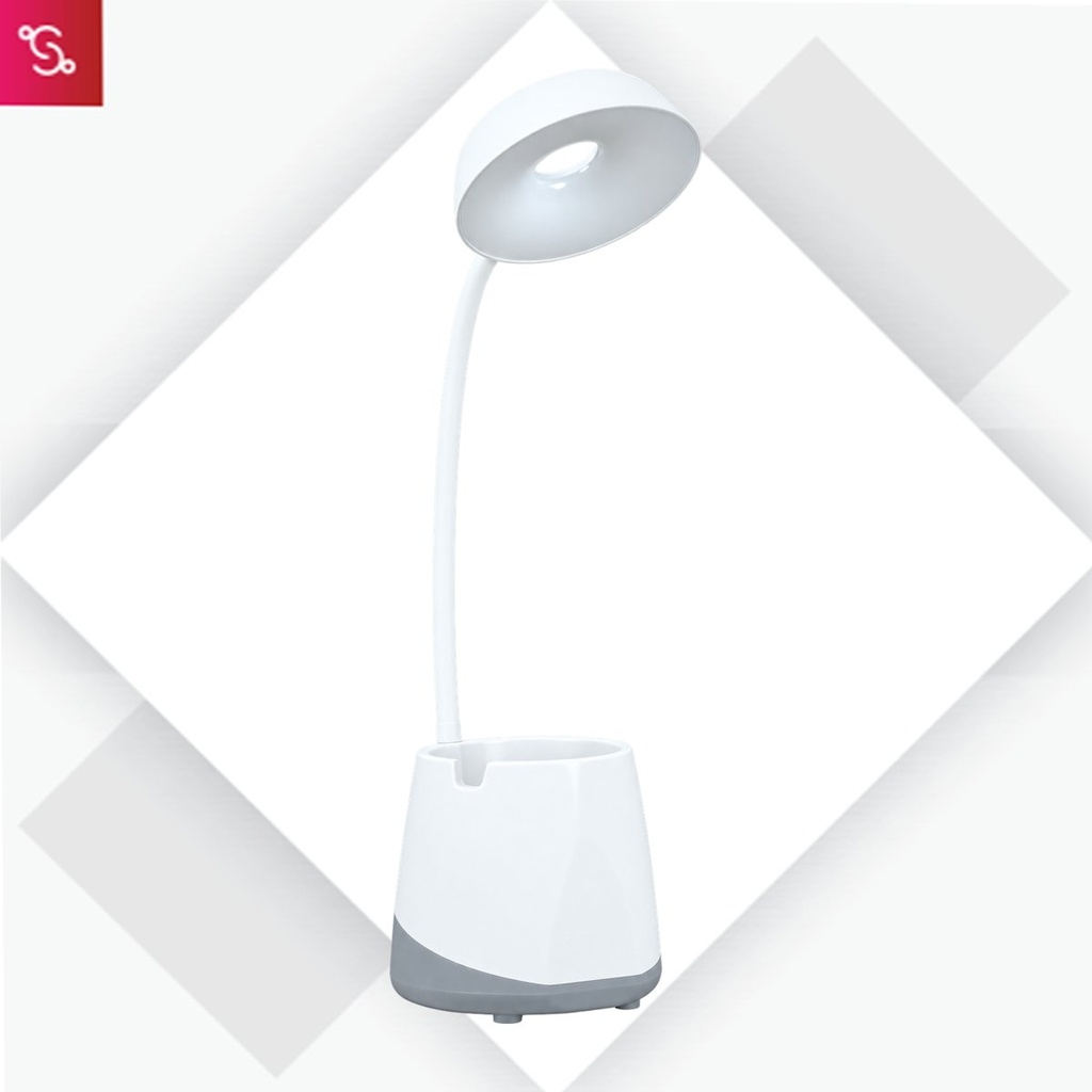 [SANM-E382e] PenZen Sphere: Rechargeable lamp with tumbler & Phone stand