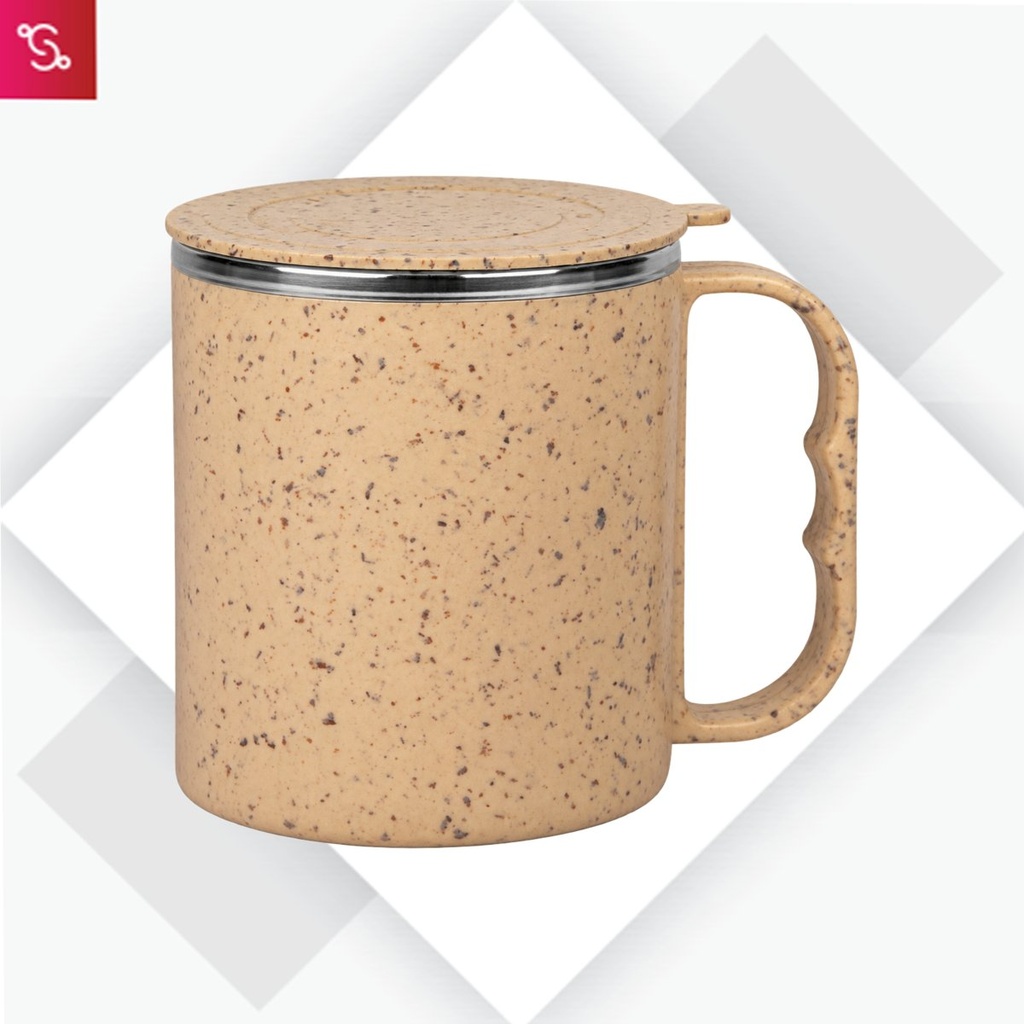 [SANM-H187] EcoMug: Eco Friendly Coffee mug with steel inside