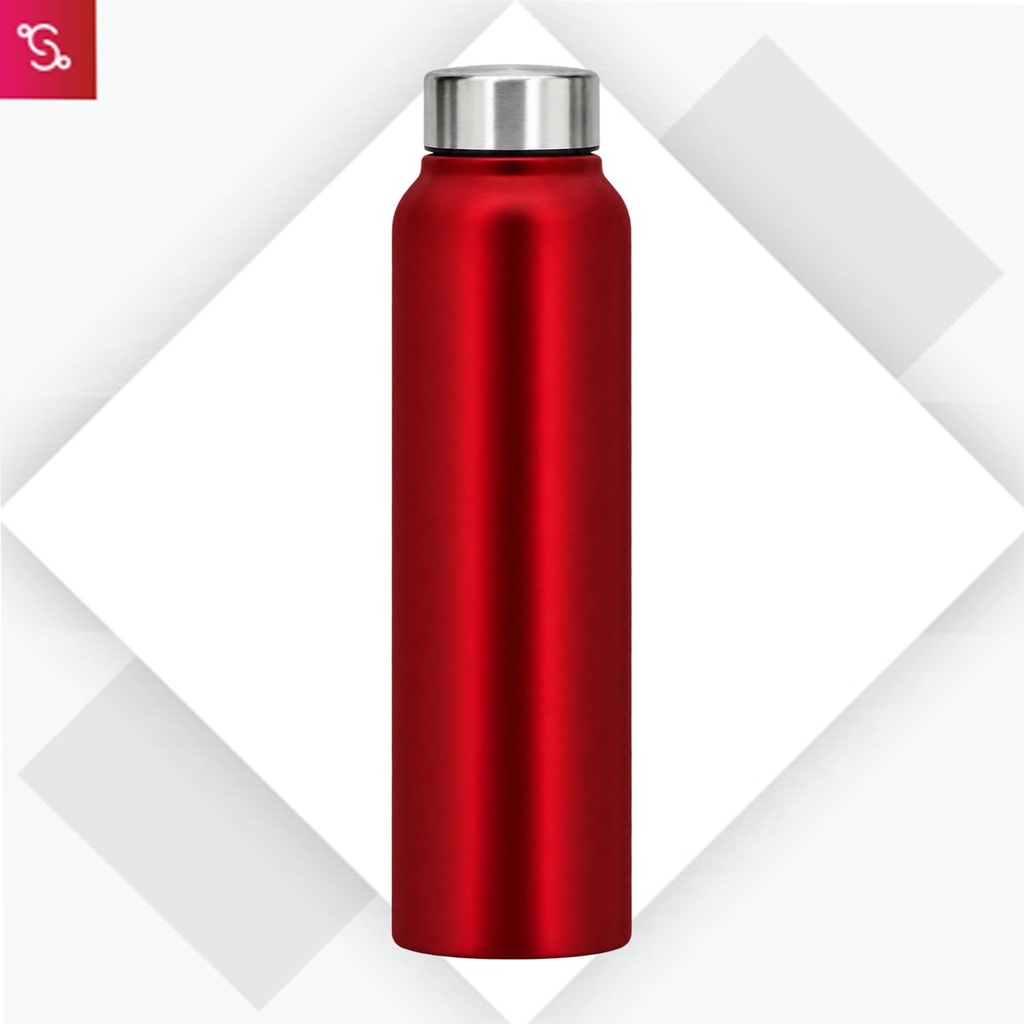 [SANM-H203] Straight steel single wall bottle Colored