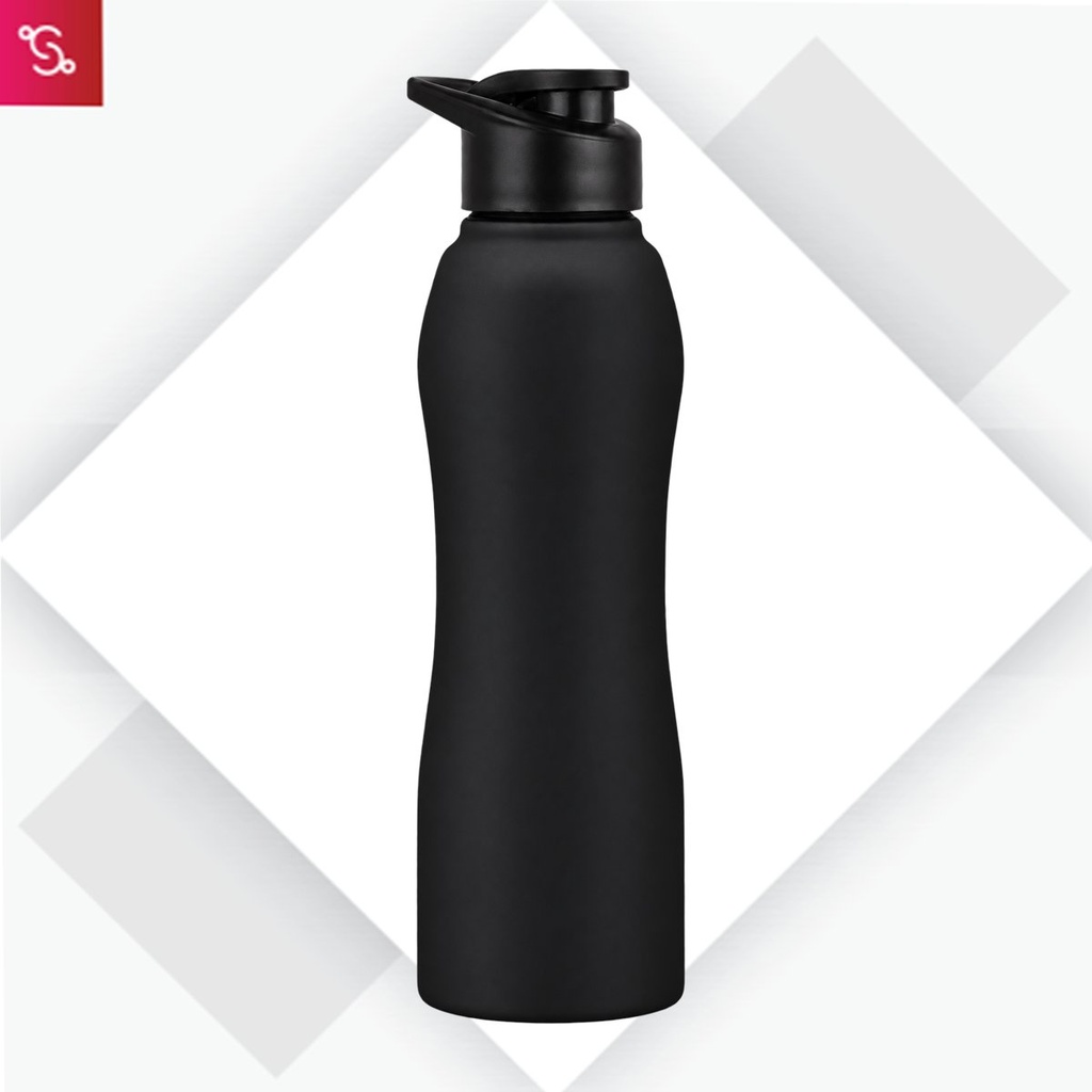 [SANM-H233] Curvy steel single wall bottle Colored