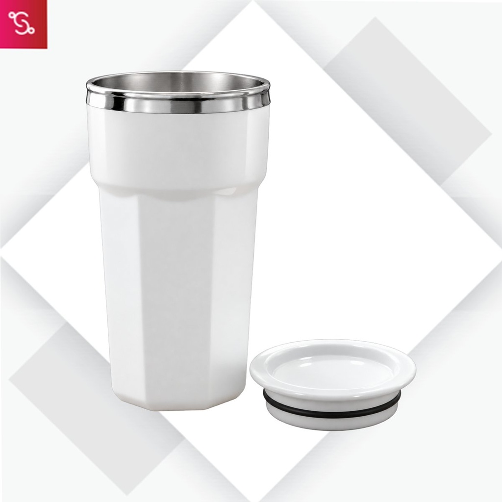 [SANM-H234a] Hexa : Tall sipper mug with Stainless steel inside