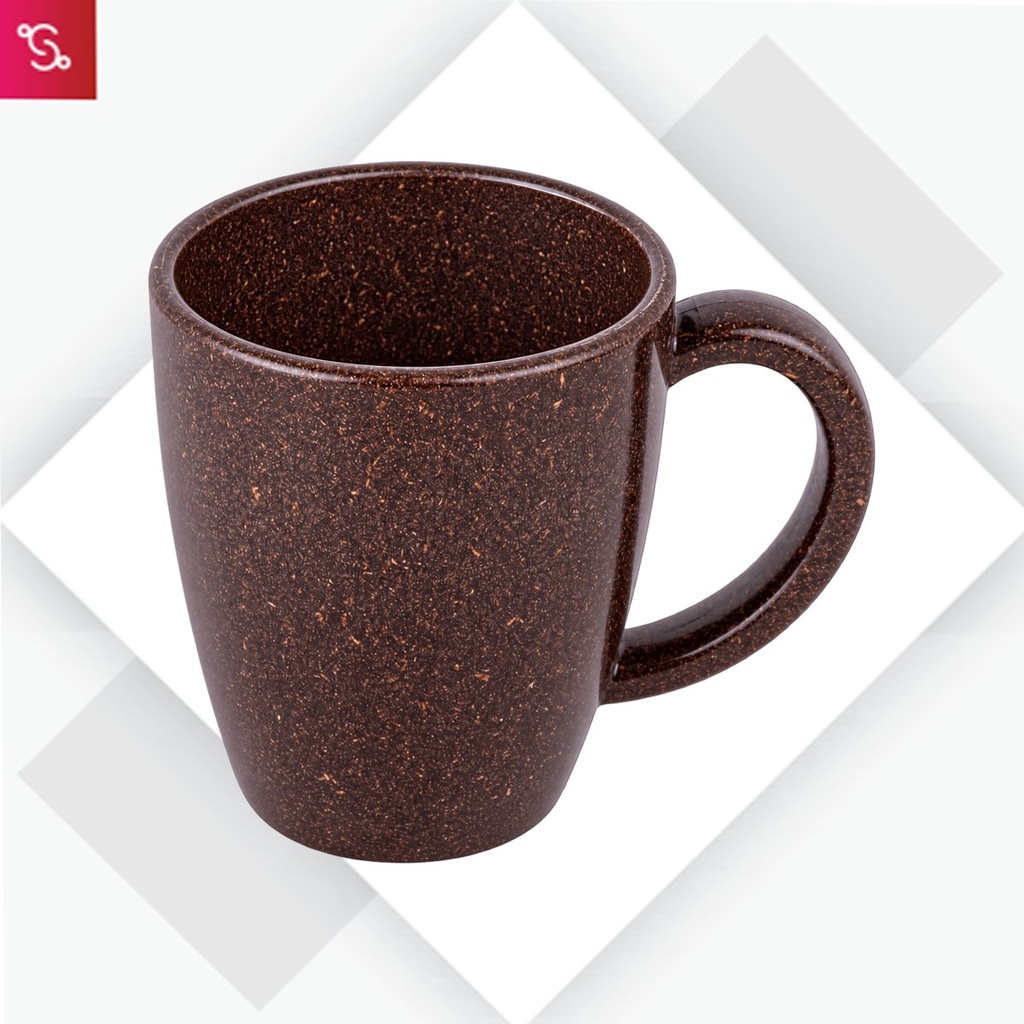 [SANM-H288] EcoBrew Mug : Coffee Fiber Eco Friendly Mug with Handle