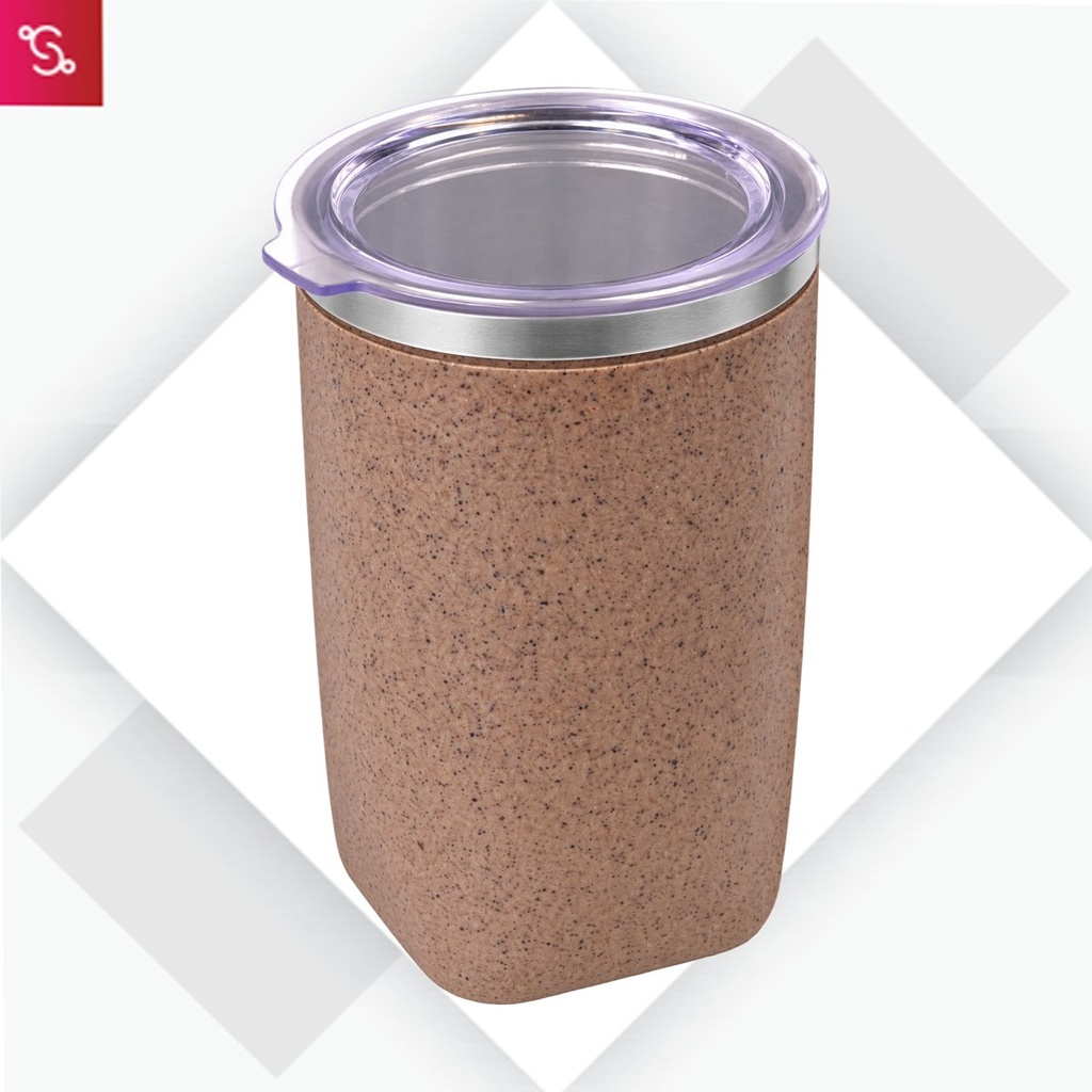 [SANM-H289] Sunset Eco: Bamboo Fiber Eco Friendly steel Mug with Stainless Steel Inside