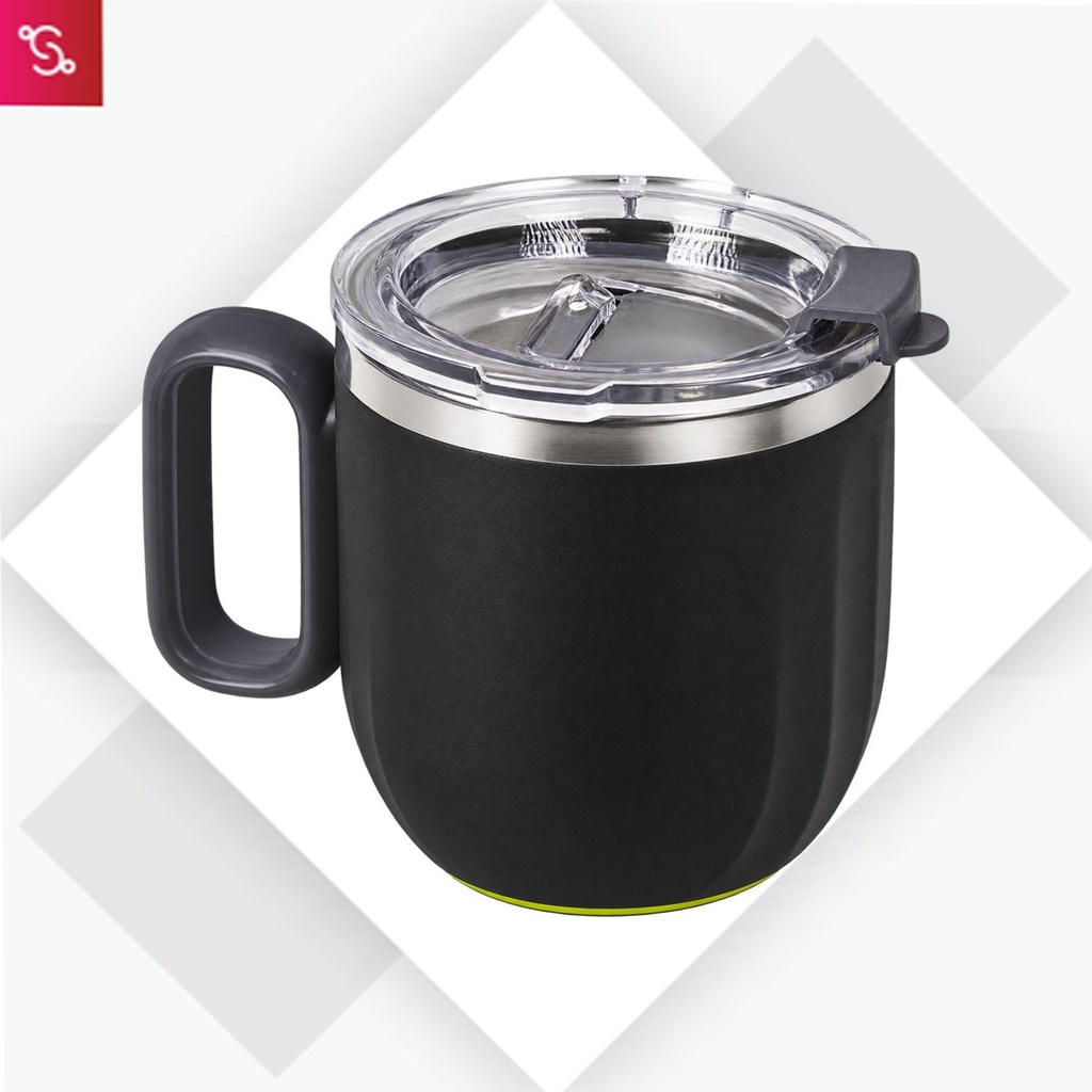 [SANM-H301] DuraMug: Spill Proof Suction mug with Oval handle