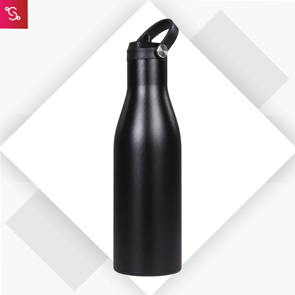 [SANM-H304a] HeatVault Sip: 900 ml vacuum flask with Straw lid