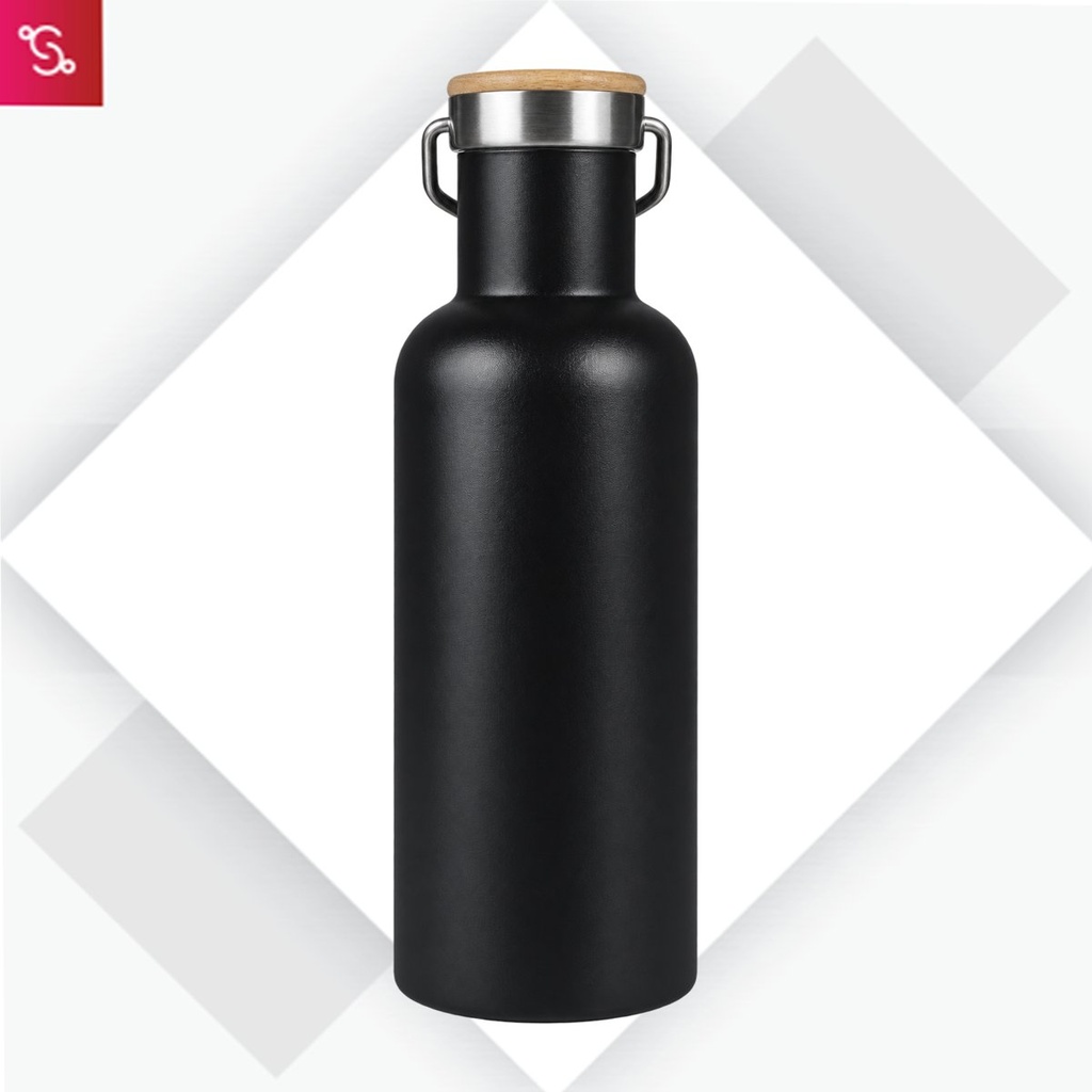 [SANM-H305] EcoVault 700: 700 ml vacuum flask with Bamboo lid