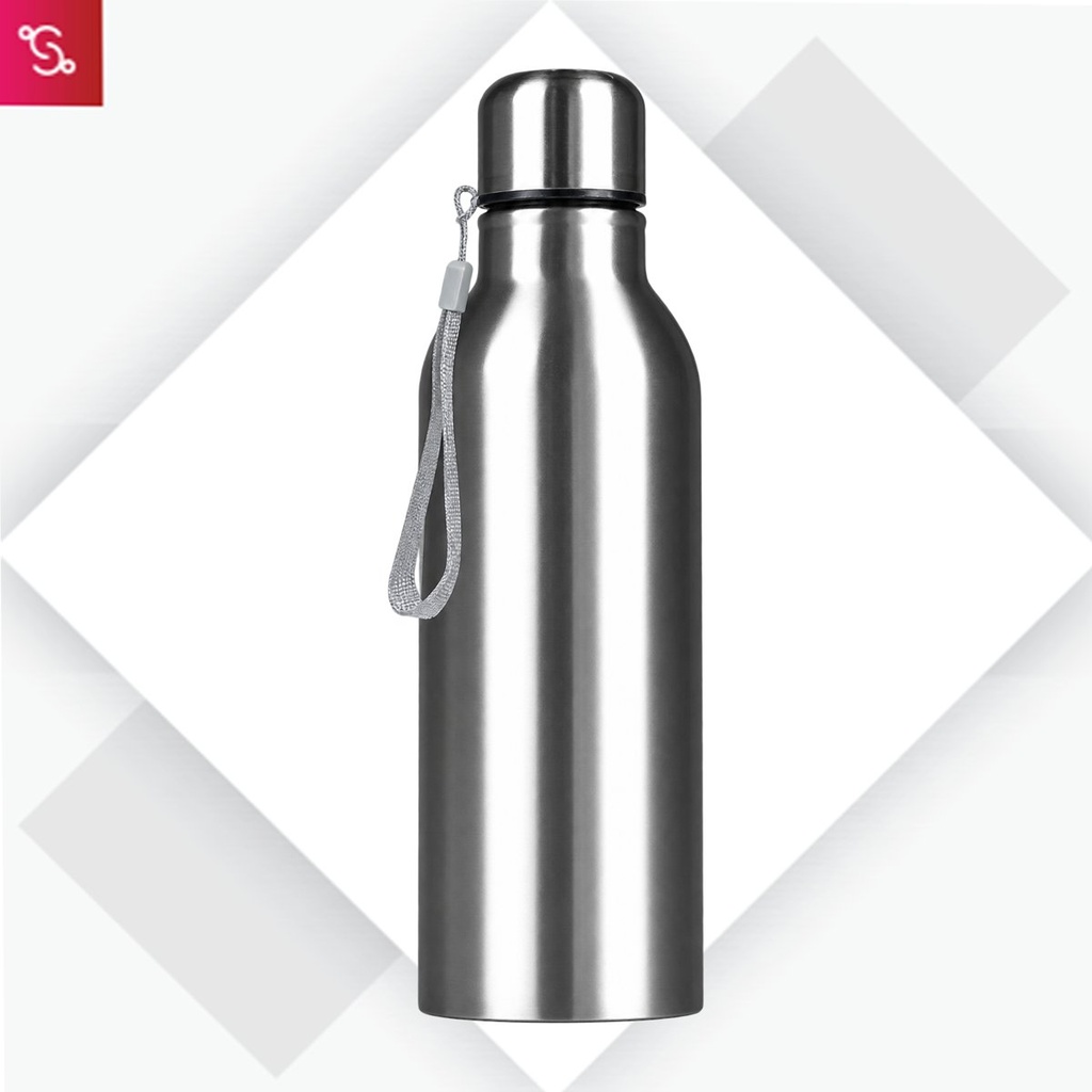 [SANM-H324] Aqua Mini Single Wall Steel Bottle with Carry strap
