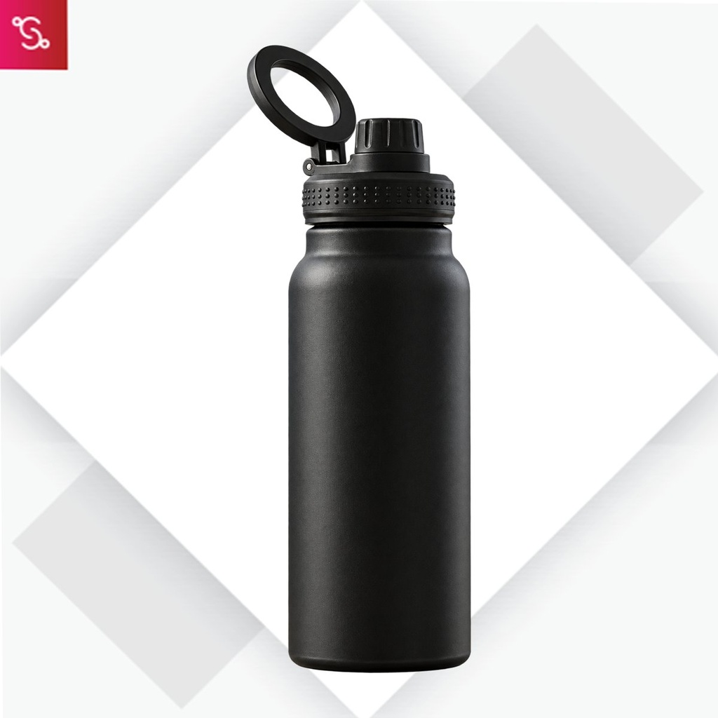 HeatVault Mag 700: Vacuum flask with Magnet phone stand
