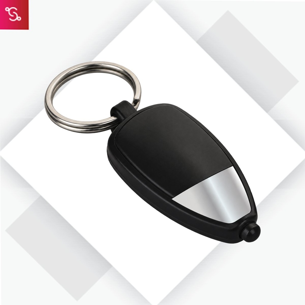 [SANM-J122] Two tone Logo highlight keychain (multicolor backlight)