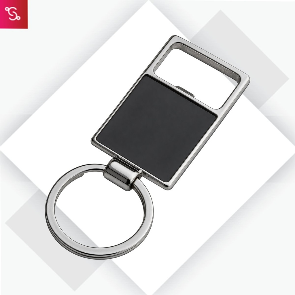 [SANM-J132] Large metal keychain with opener