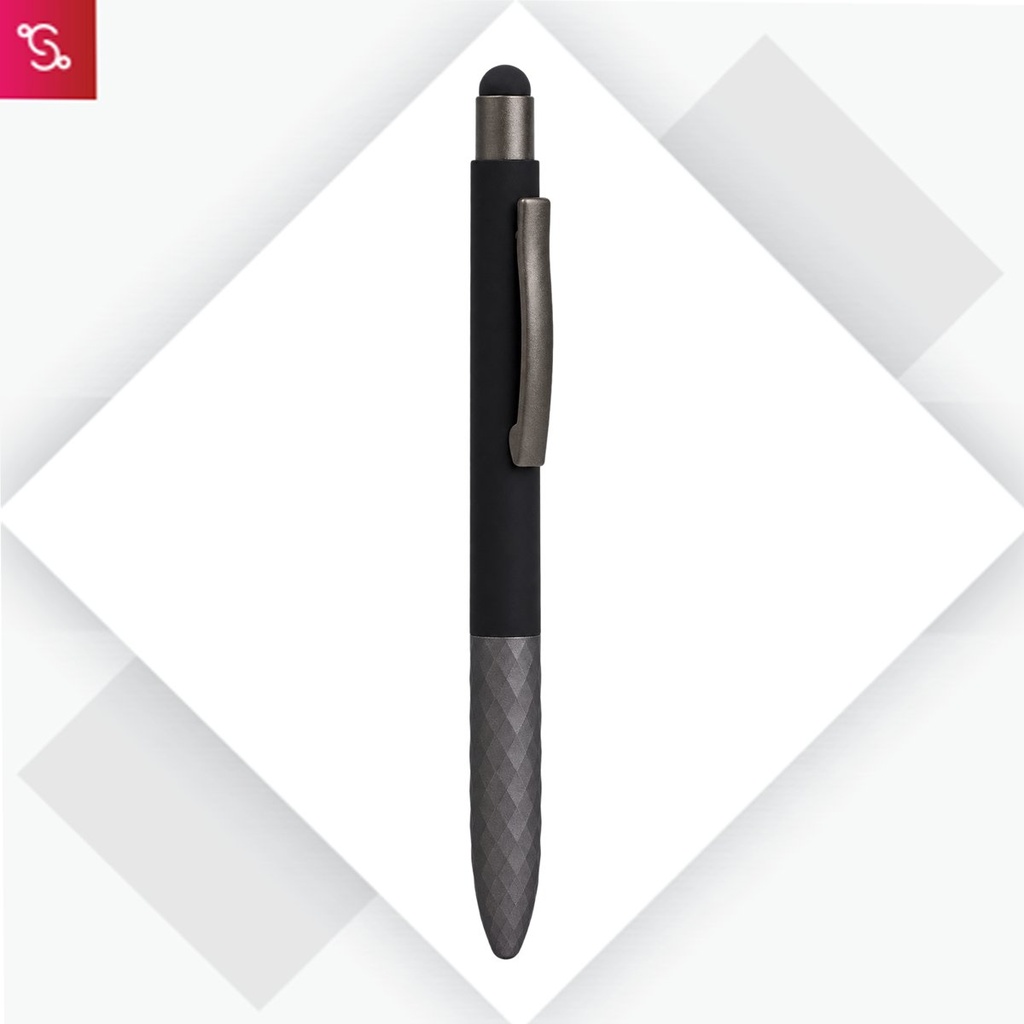 [SANM-L153] Prism Grip Metal body pen with Stylus