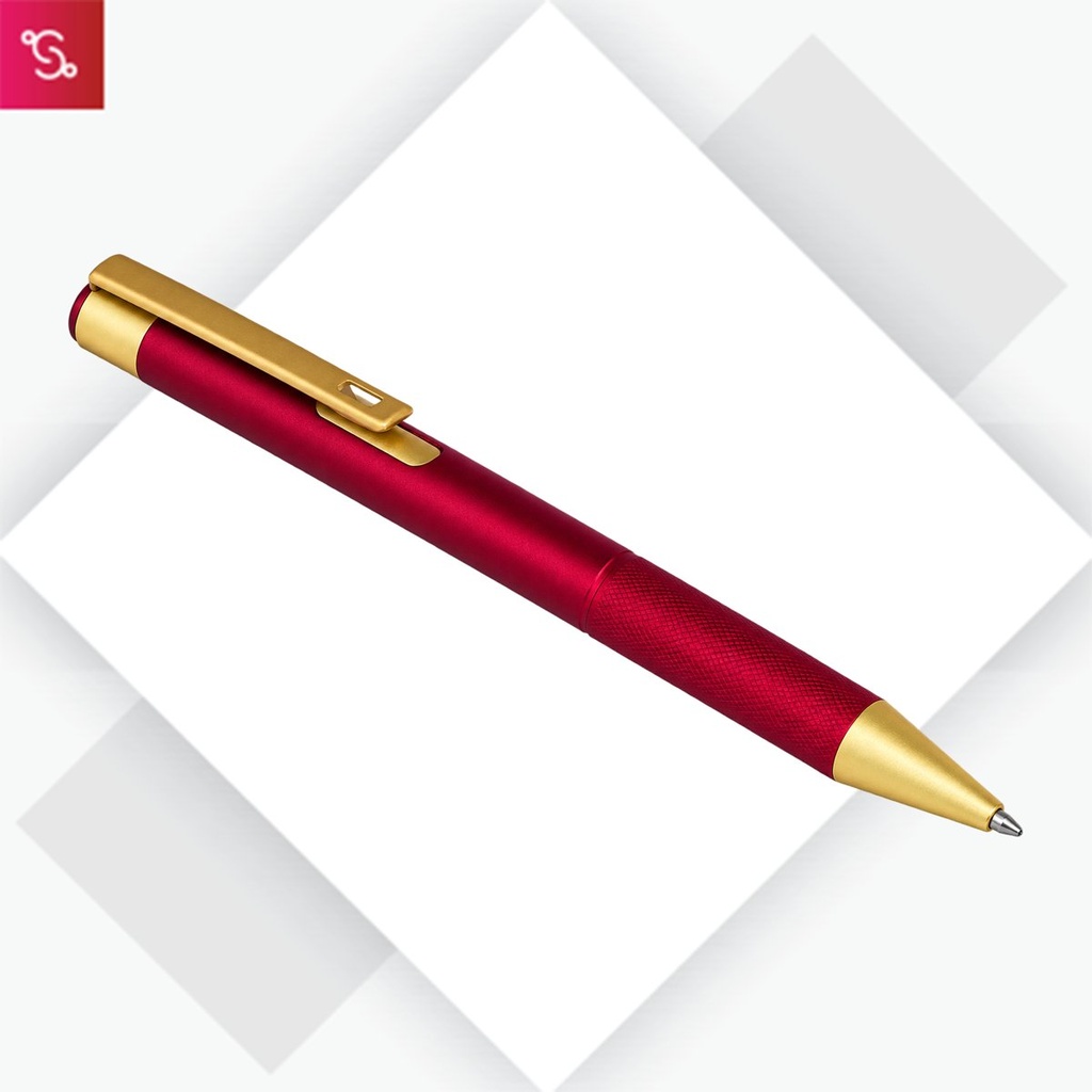 [SANM-L184] Luster matte Metal Pen with Golden parts