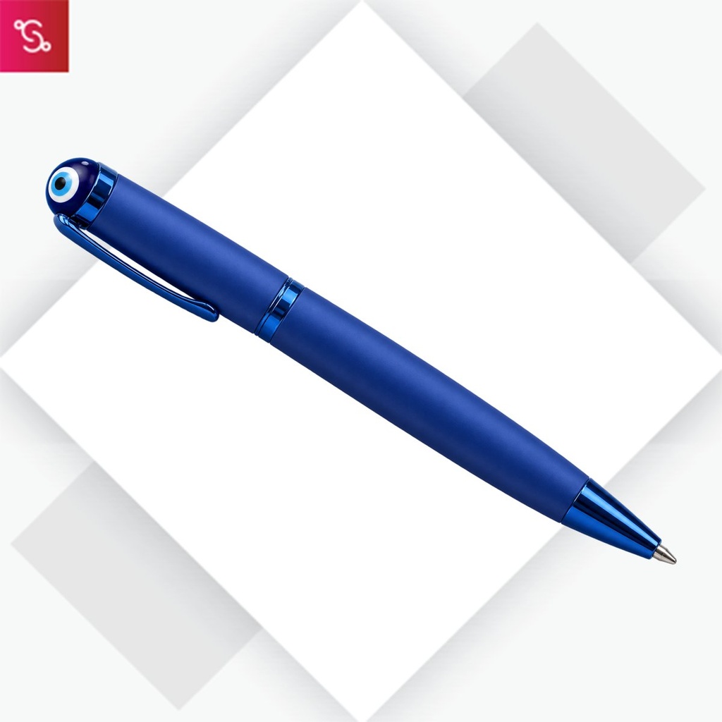 [SANM-L195] Talisman: Metal Pen with Turkish Evil eye