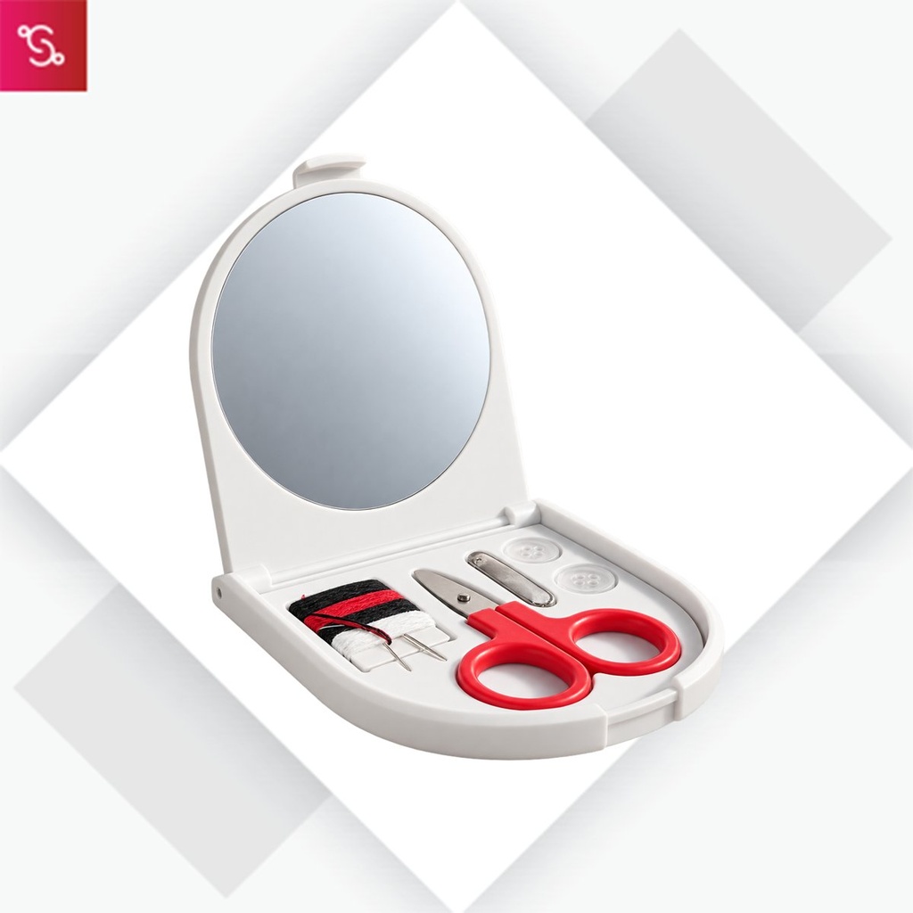 [SANM-N18] Folding mirror with sewing kit
