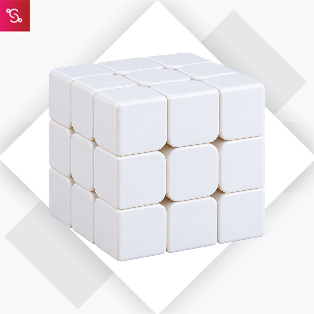 [SANM-P10a] Promo cube: 2 x 2 inch Blank Rubik Cube for promotions